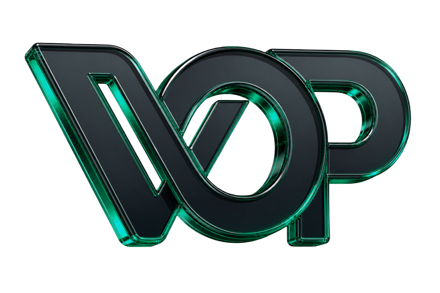 Szklany monogram Visualonpoint